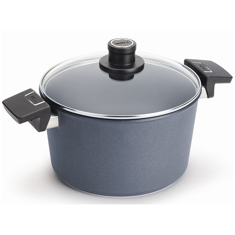 Diamond Lite Fix Handle Induction Stock Pot 24cm 5L With Lid