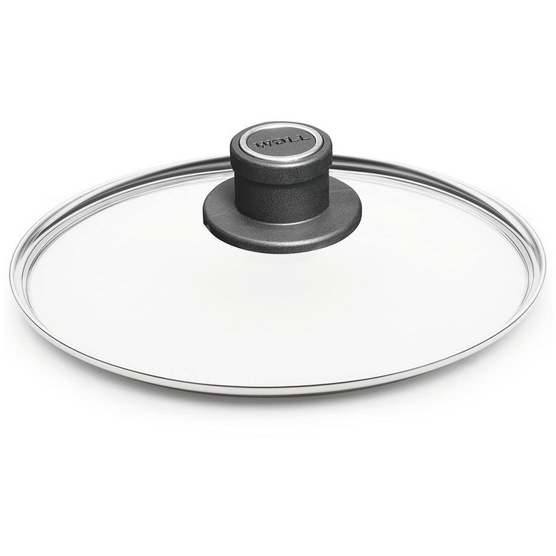 Diamond Lite Fixed Knob Safety Glass Lid 18cm