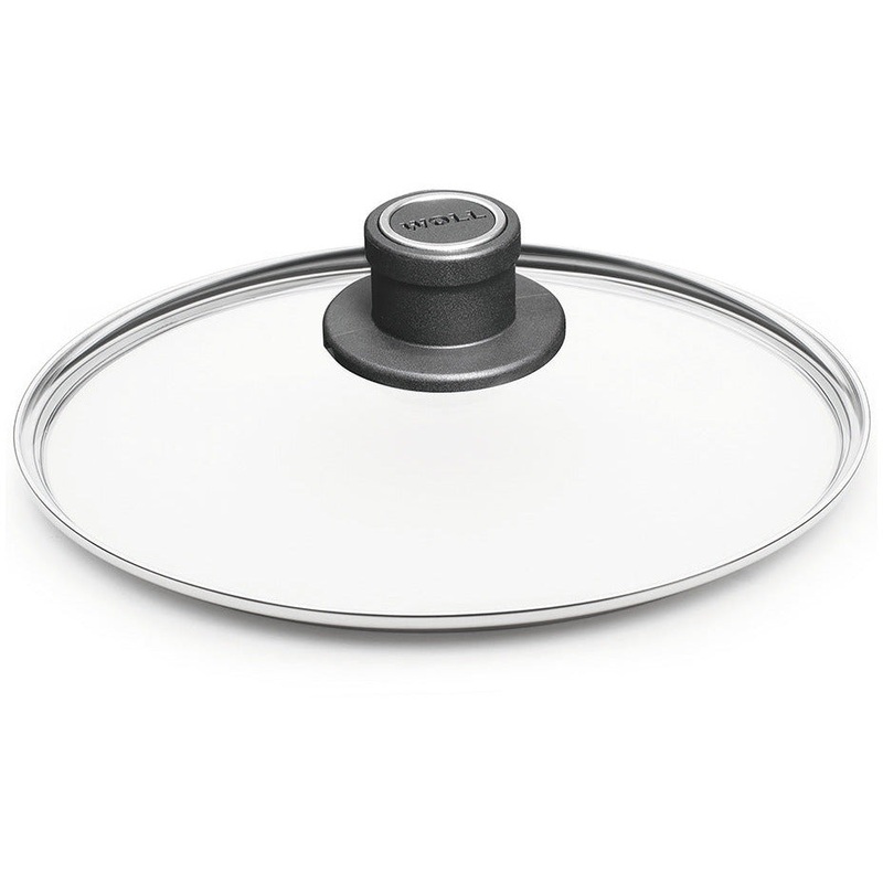 Diamond Lite Fixed Knob Safety Glass Lid 24cm