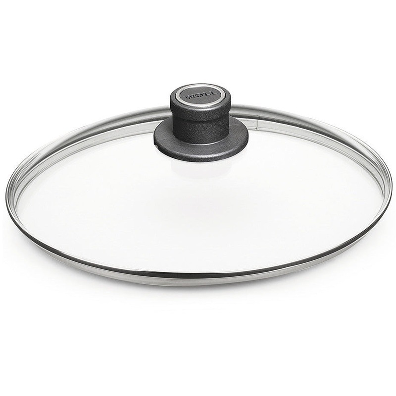 Diamond Lite Fixed Knob Safety Glass Lid 28cm