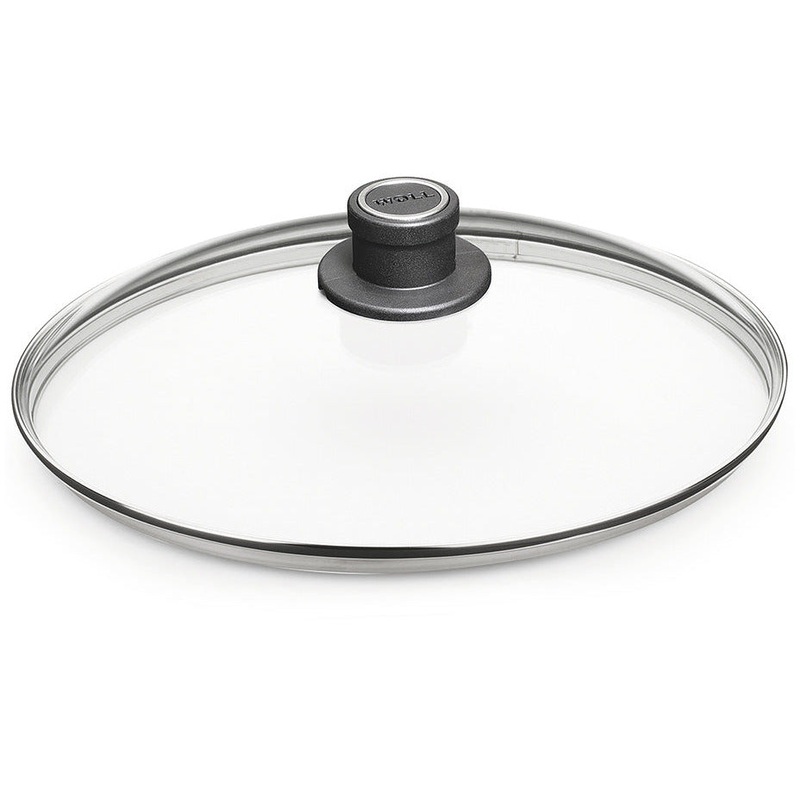 Diamond Lite Fixed Knob Safety Glass Lid 30cm