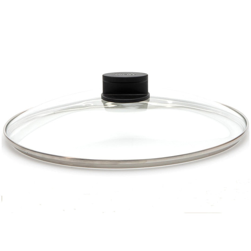 Eco Lite Fixed Knob Safety Glass Lid 30cm