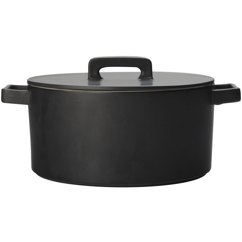 Epicurious Round Casserole 1.3L - Black