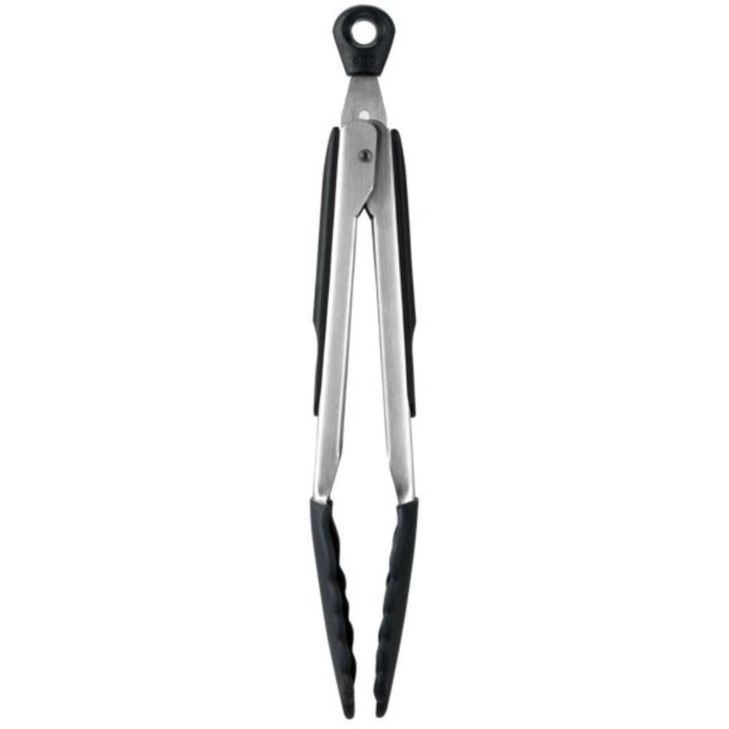 Good Grips Tongs with Silicone Heads - 23cm Stainless Steel
