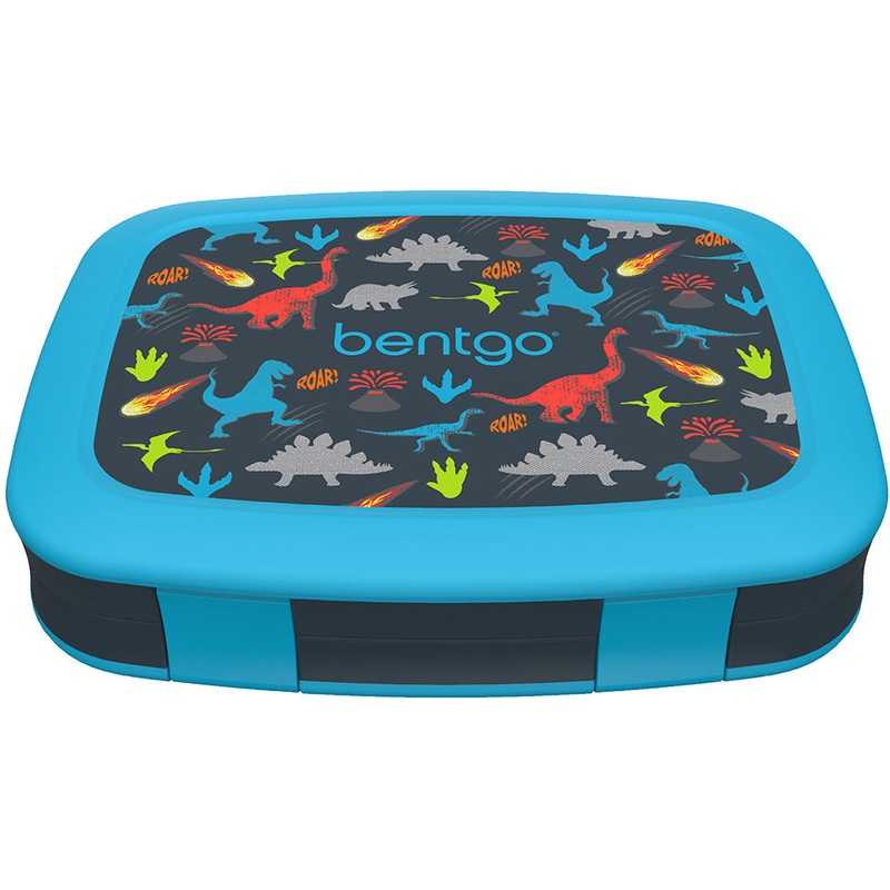 Kids Print Leak-Proof Bento Lunch Box - Dinosaurs