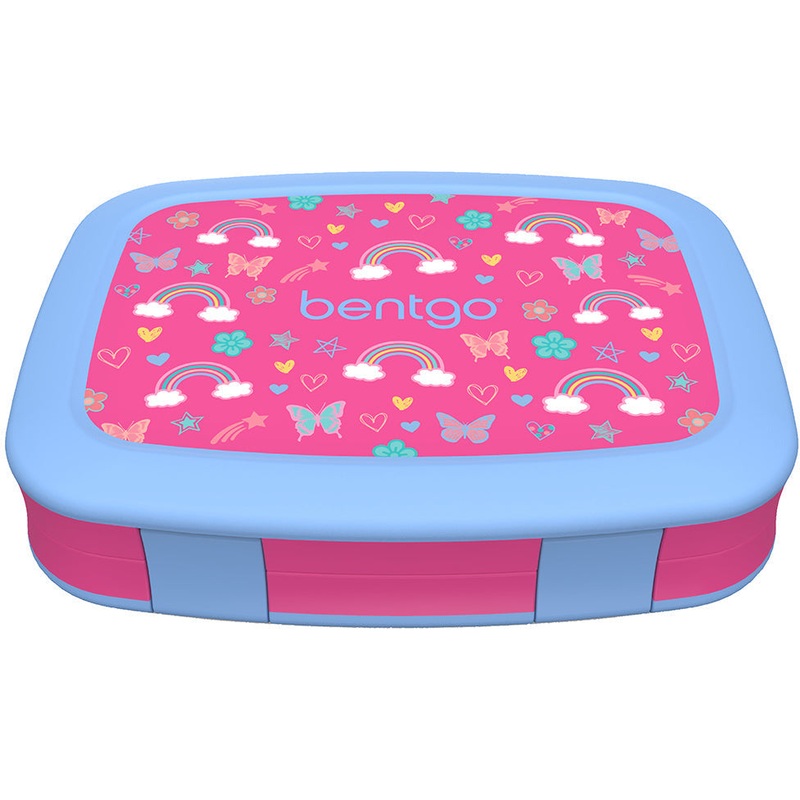 Kids Print Leak-Proof Bento Lunch Box - Rainbows