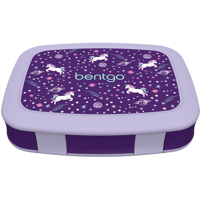 Kids Print Leak-Proof Bento Lunch Box - Unicorns