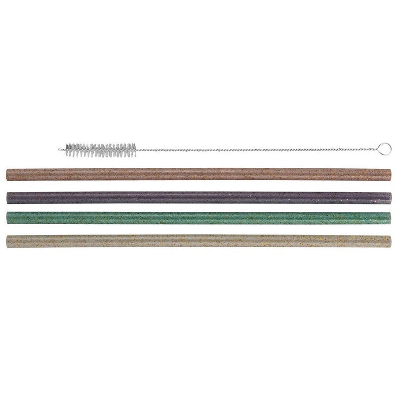 Reusable Straws Glitter Set Of 12