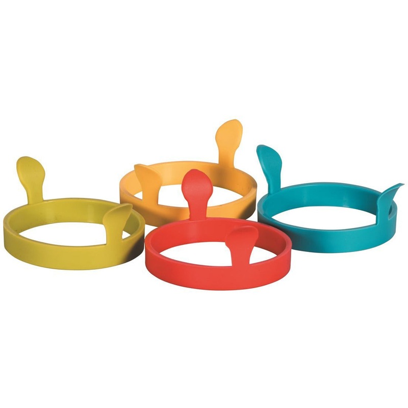 Silicone Egg Rings - Assorted Colours