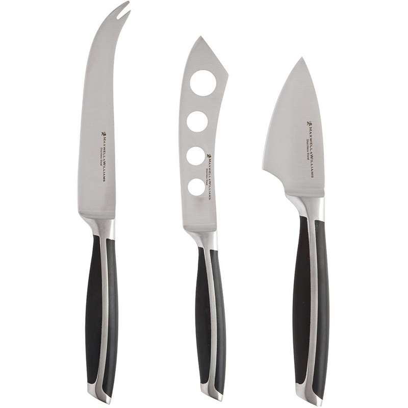 Stanton Cheese Knife Set 3 Piece Black Gift Boxed
