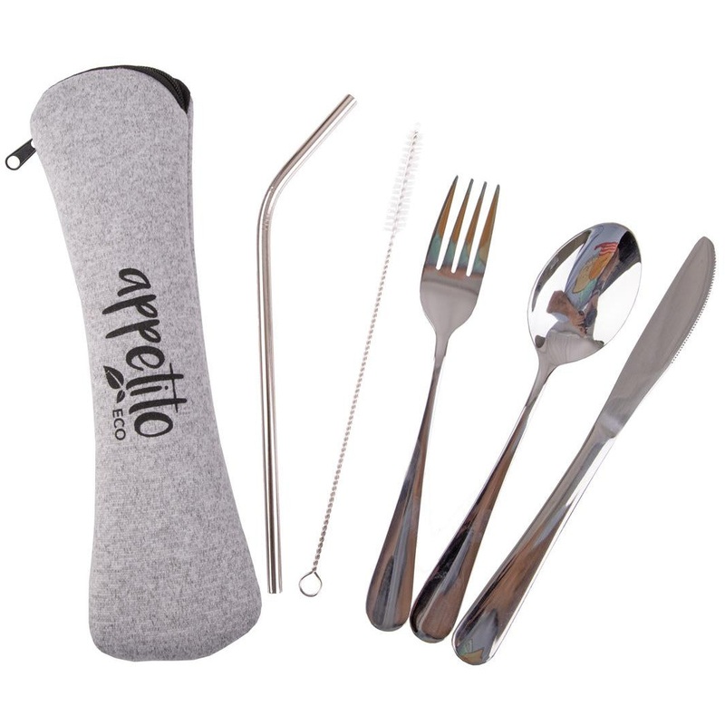 Travellers Cutlery Set Stainless Steel - 5 Piece Set