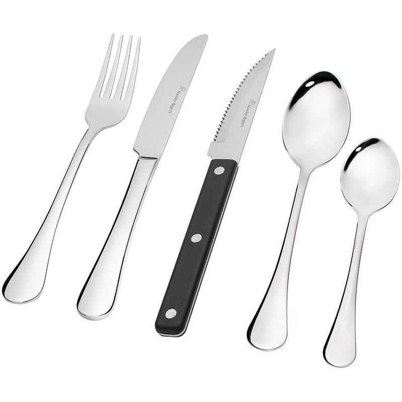 50 Piece Cutlery Set with Steak Knives