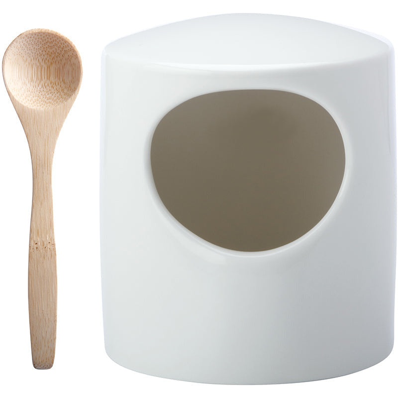 Epicurious Salt Pig White Gift Boxed