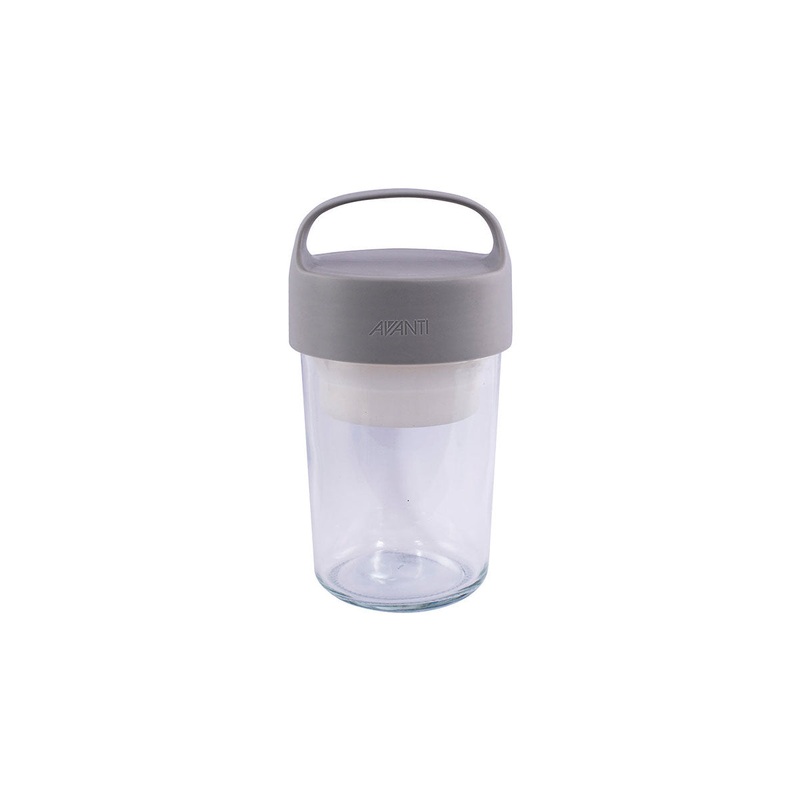 Food Jar 650ml - Cool Grey