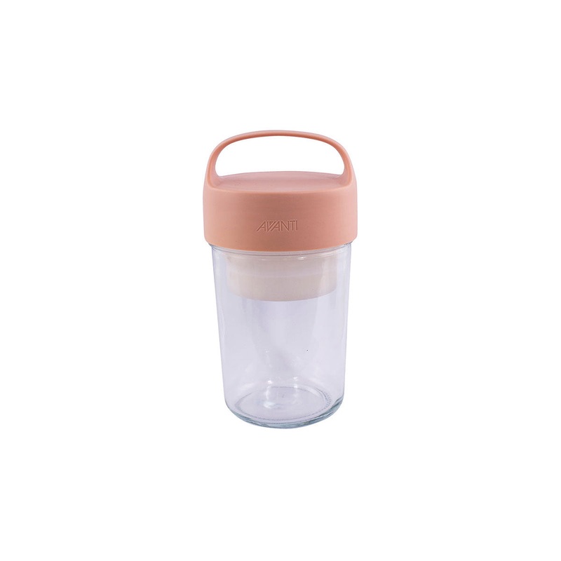 Food Jar 650ml - Peach
