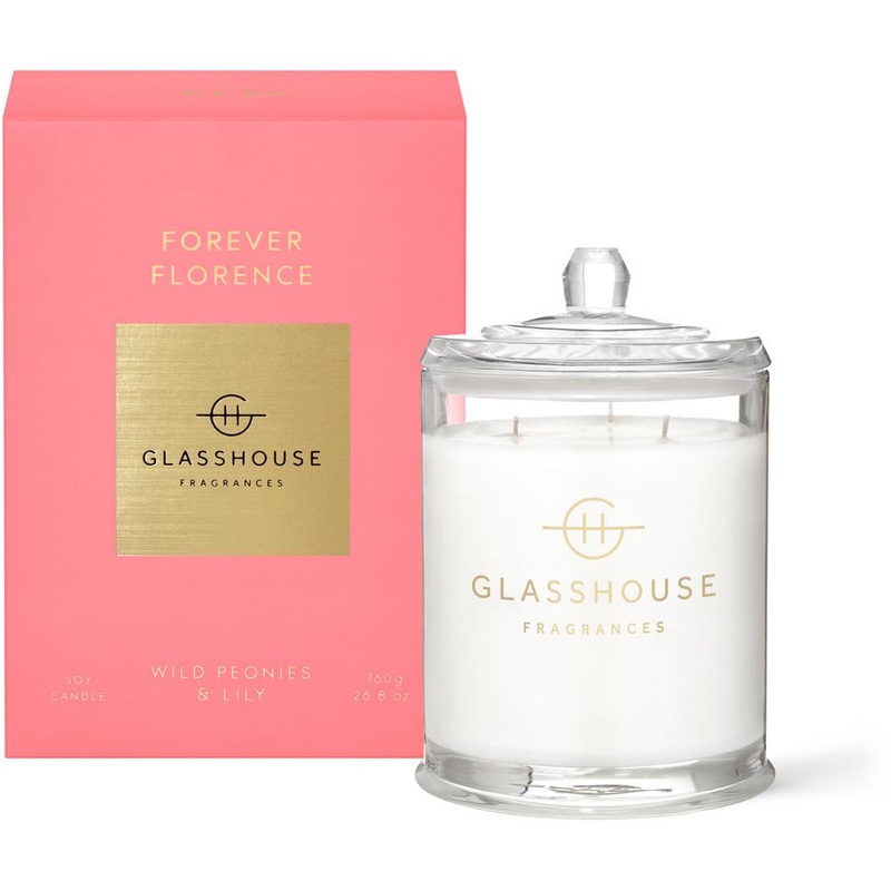 Forever Florence - Wild Peonies And Lily 60g Triple Scetned Candle
