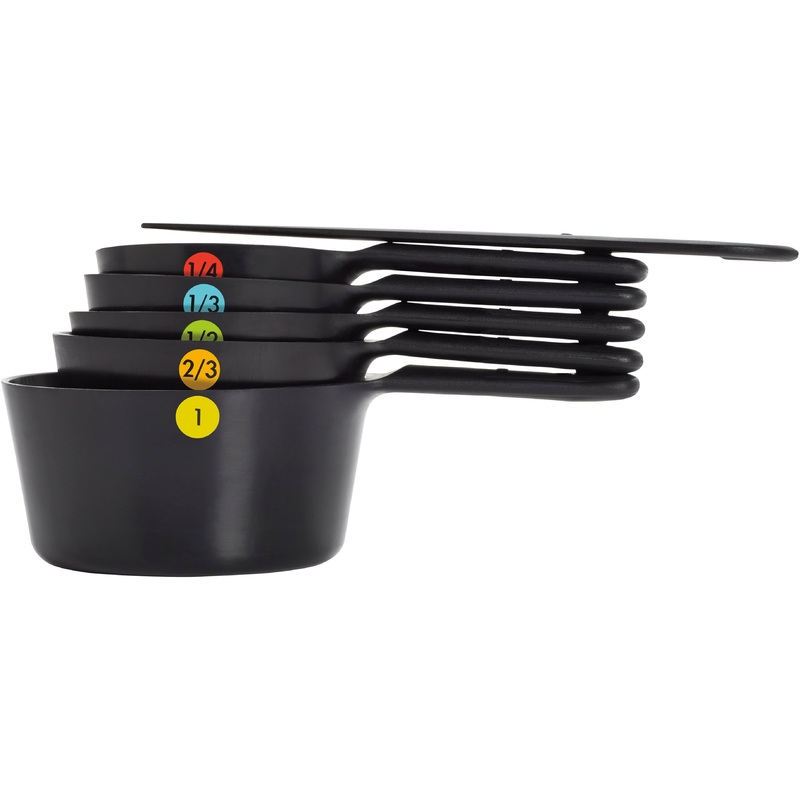 Good Grips 6-Piece Plastic Measuring Cups Black