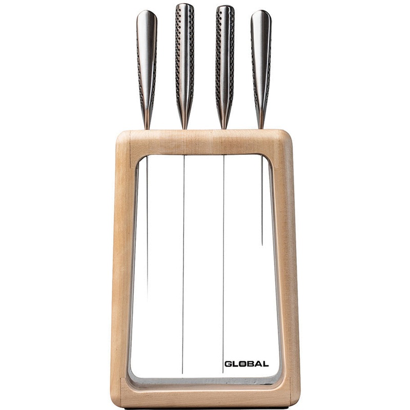 Hashira 5 Piece Knife Block - Maple