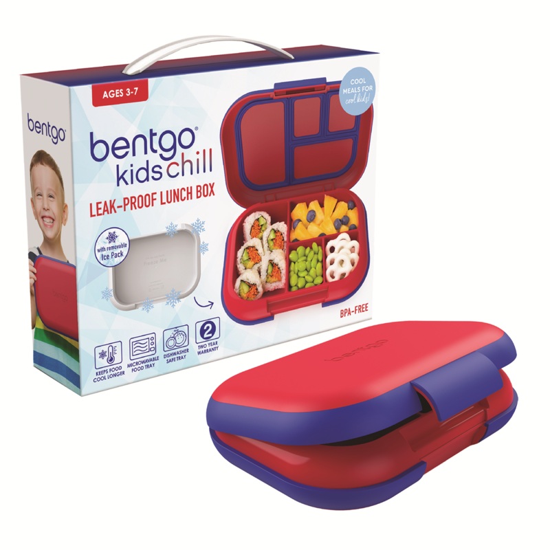 Kids Chill Leak Proof Bento Lunch Box Red Royal