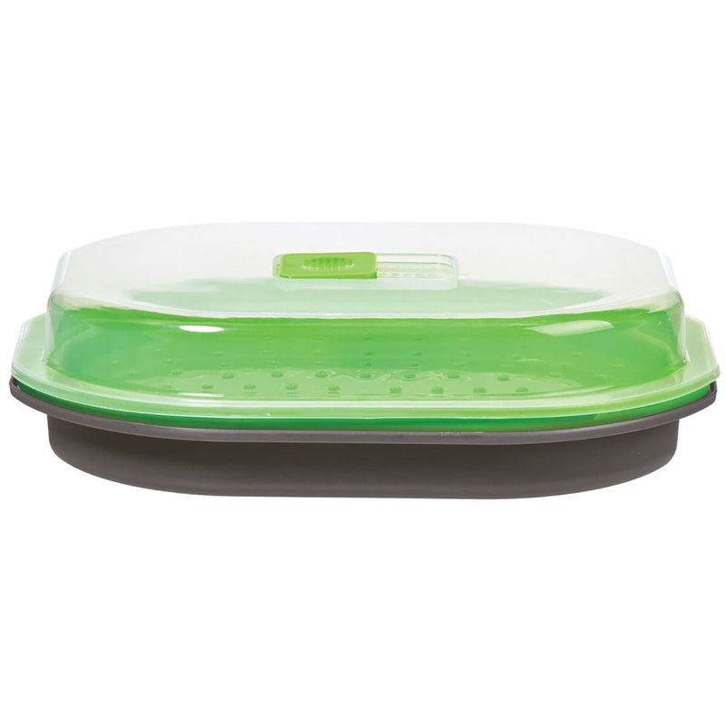 Microwave Fish and Veggie Steamer