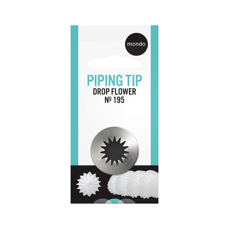 #195 Large Drop Flower Piping Tip