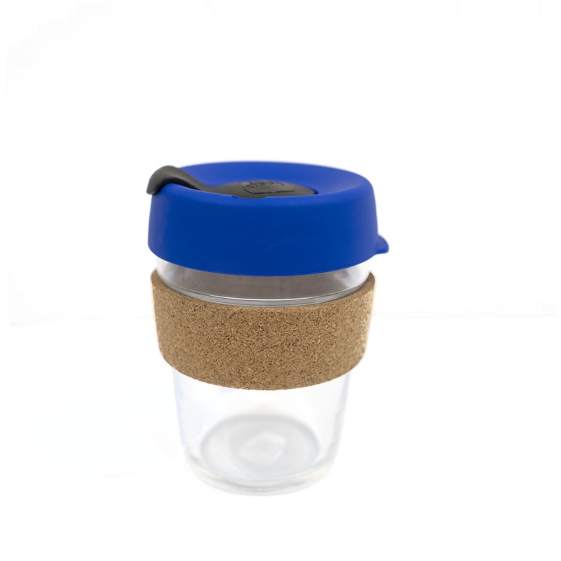 Brew Cork 12Oz Royal Blue Lid Black Plug