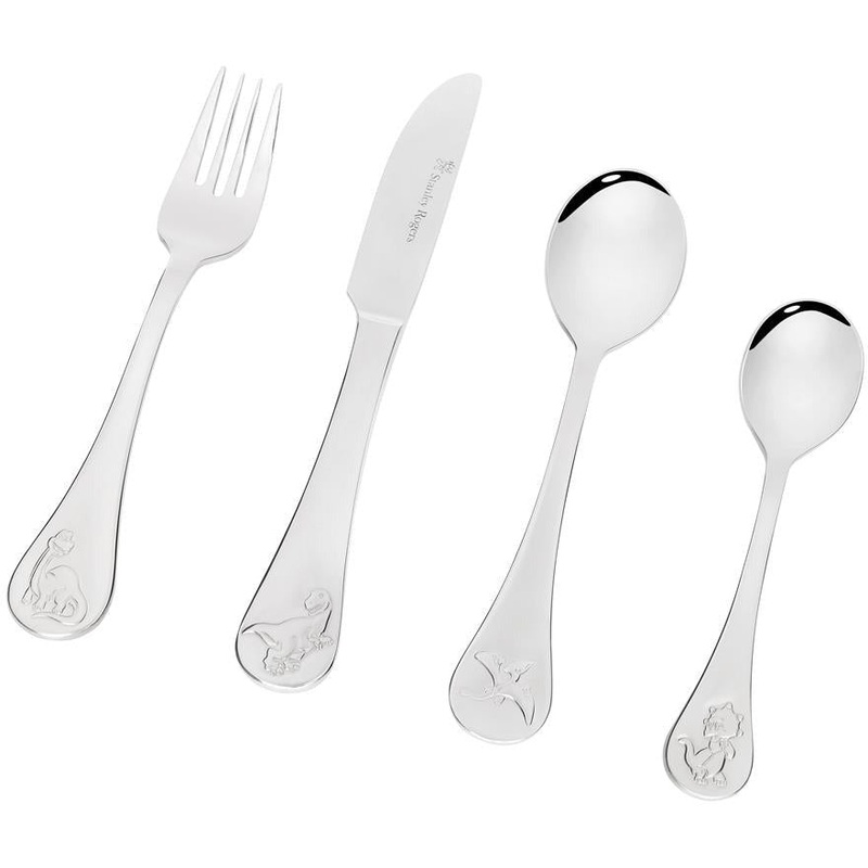 Childrens Cutlery Dinosaurs 4 Piece Set