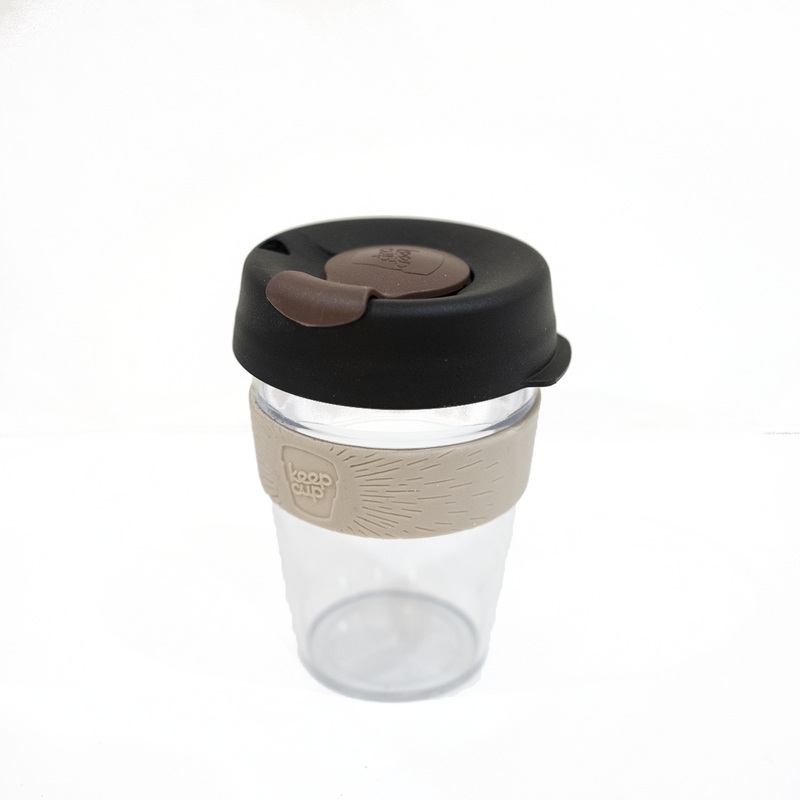 Original Clear Edition Reusable Coffee Cup Medium (12oz) Milk