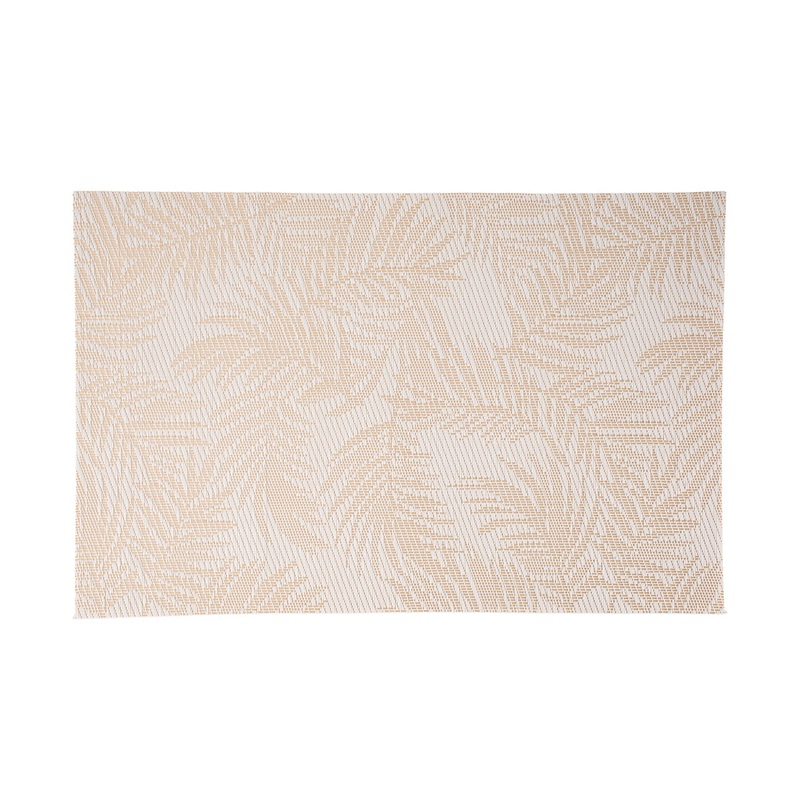 Table Accents Placemat 45x30cm Frond Gold White