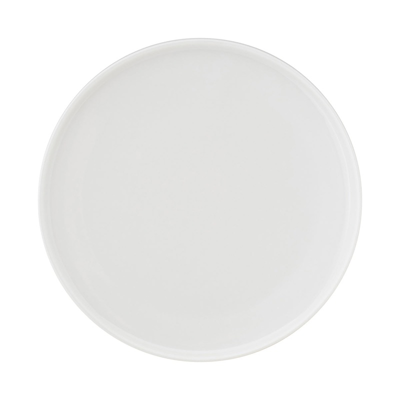 White Basics High Rim Plate 21cm