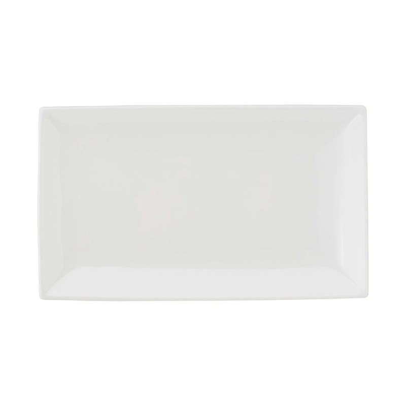 White Basics Rectangular Platter 27x16cm