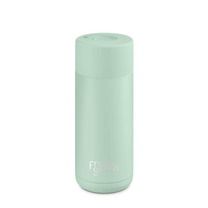 16oz Reusable Cup - Push Button Lid - Mint Gelato