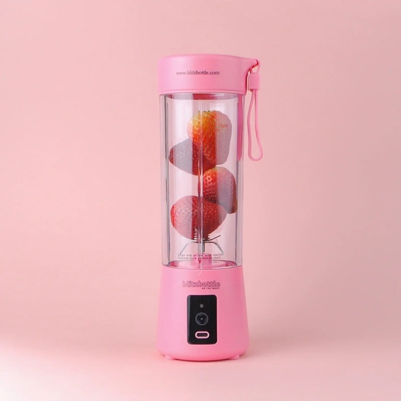 BlitzBottle Portable Blender (w/ Pulse Button) - Pink