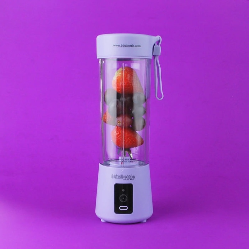 BlitzBottle Portable Blender (w/ Pulse Button) - Purple