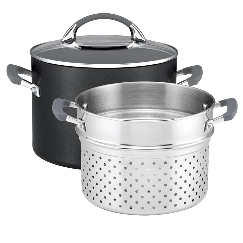 Endurance+ 24cm/7.6L Stockpot Bonus Pasta Insert