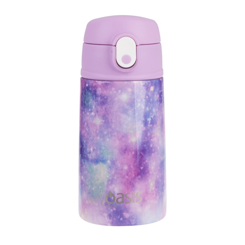 Kids Drink Bottle With Sipper 400ml Galaxy