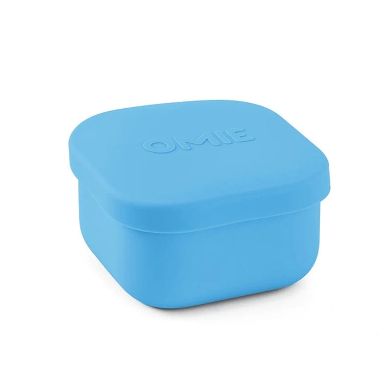 OmieSnack Silicone Container 280ml Blue