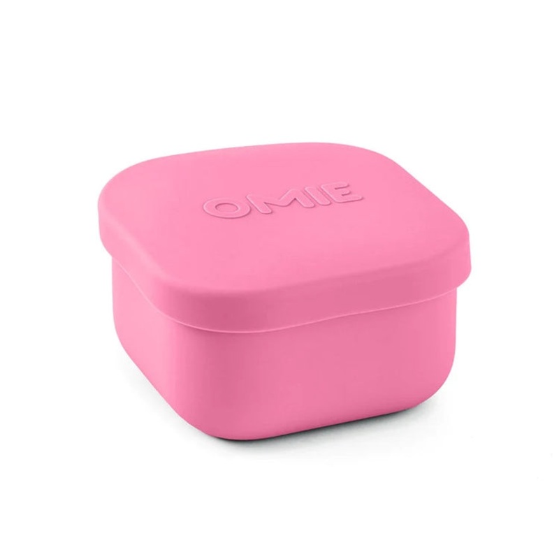 OmieSnack Silicone Container 280ml Pink