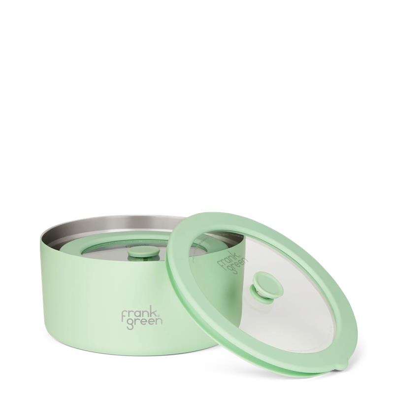 Pack of 2 Stainless Steel Bowls with Lid - Mint Gelato