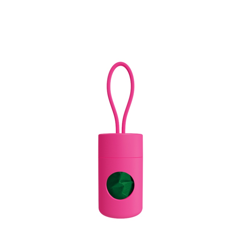 Pet Poo Bag Holder - Neon Pink