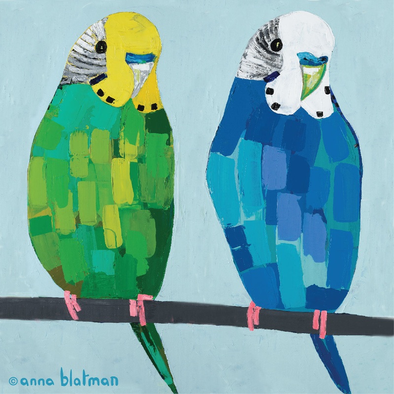 Anna Blatman Byron & Bruno Coaster 11x11cm