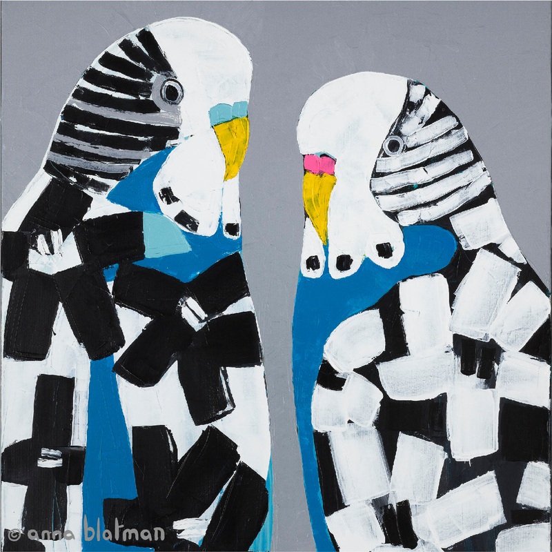 Anna Blatman Mr & Mrs Jones Coaster 11x11cm