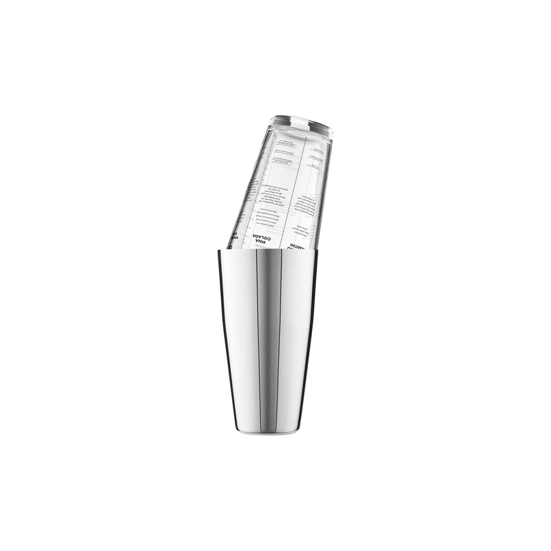 Boston Cocktail Recipe Shaker 400ML Gift Boxed