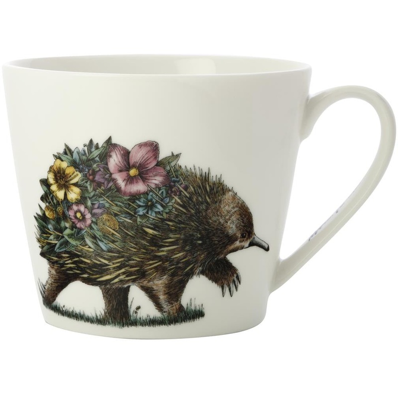 Marini Ferlazzo Australian Families Mug 450ml Sqt Echidna Gift Boxed