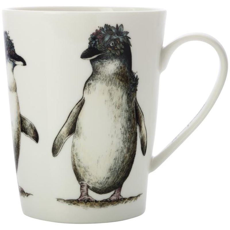 Marini Ferlazzo Australian Families Mug 450ml Tall Penguin Parade Gift