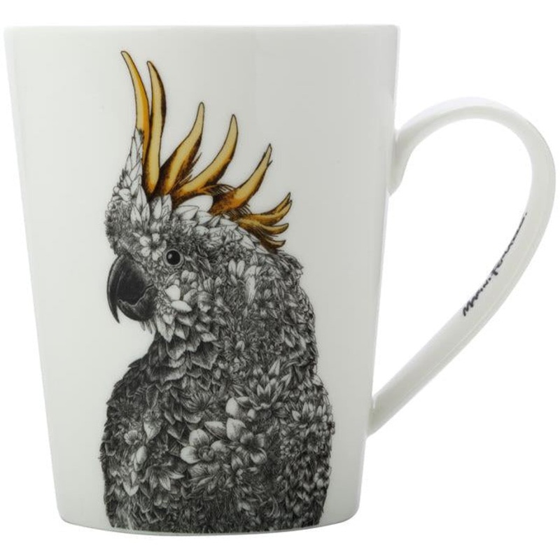 Marini Ferlazzo Birds Mug 450ml - Tall Cockatoo