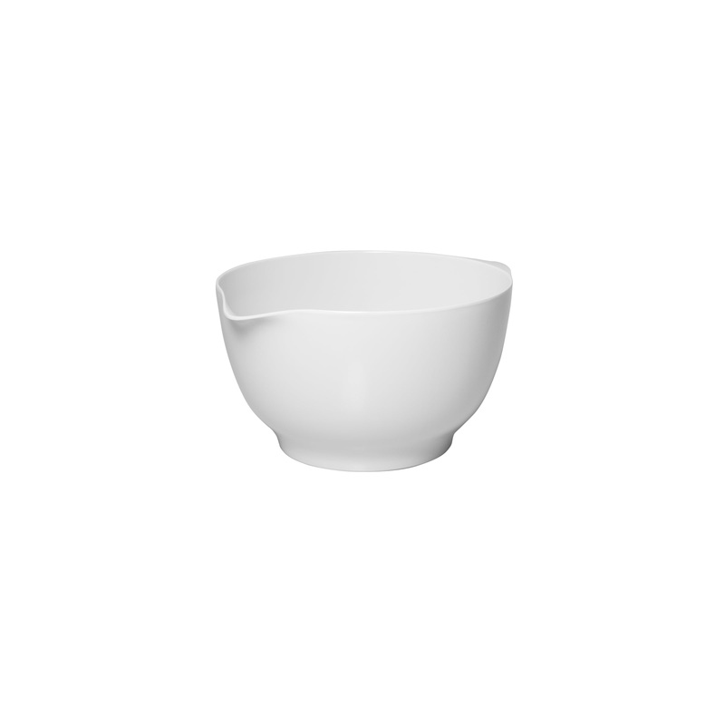 Melamine Mixing Bowl - White 2.5L