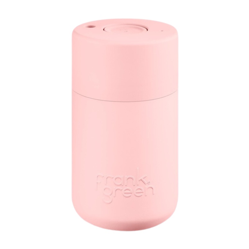 12oz Reusable Cup - Push Button Lid - Blushed
