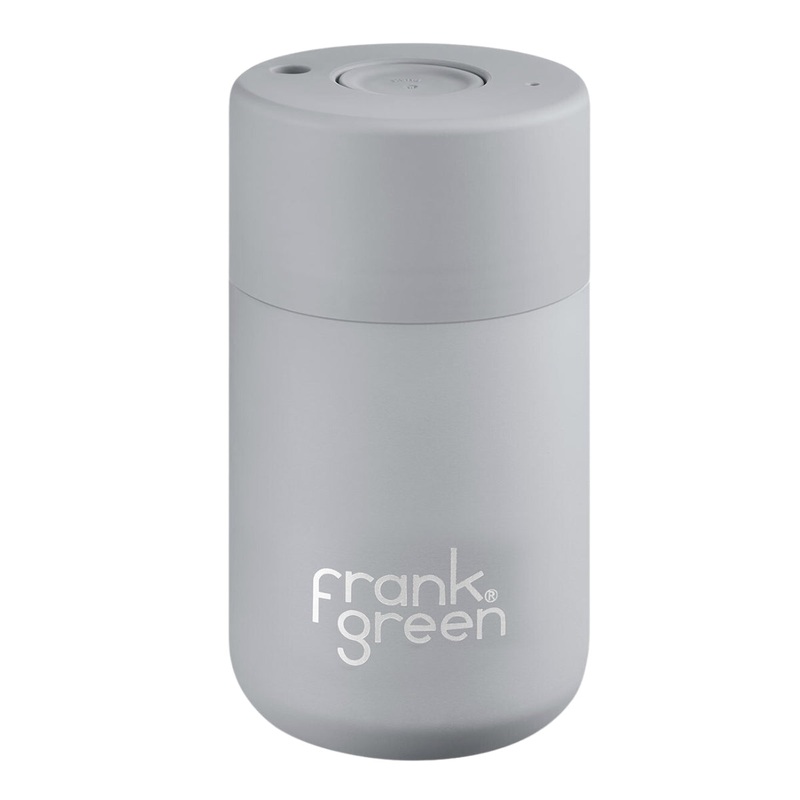 12oz Reusable Cup - Push Button Lid - Harbour Mist