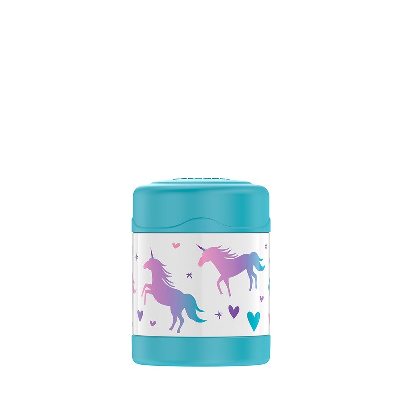 290ml FUNtainer Vacuum Insulated Food Jar - Unicorn